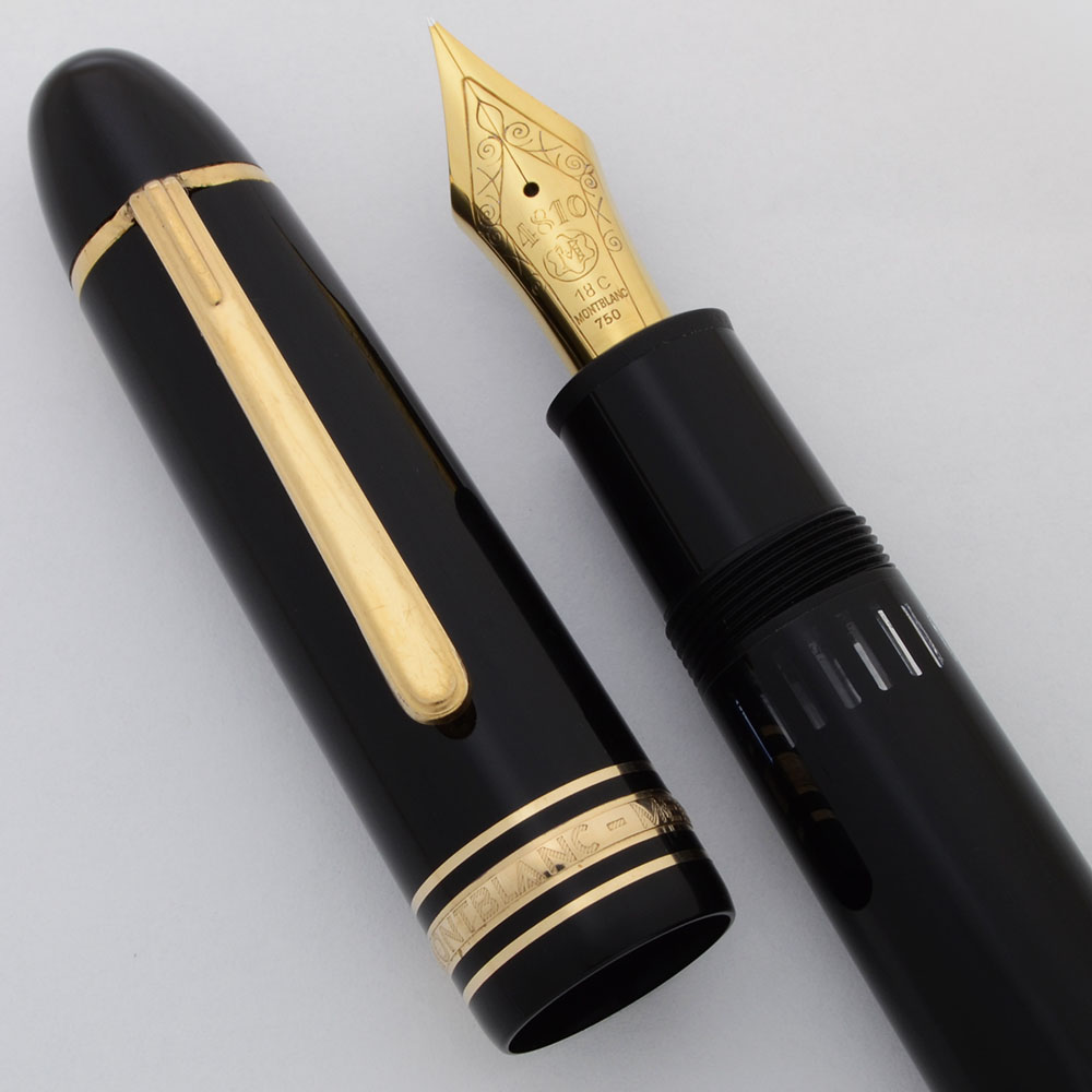 Montblanc Meisterstuck 149 Fountain Pen - Basic Black, Piston Fill